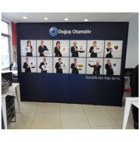 Pop Up Kumaş Stand 4 PANEL